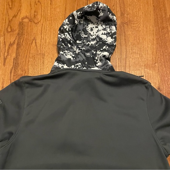 NWT Clemson Tigers Colosseum OHT Military Appreciation Camo Quarter-Zip Hoodie L - Picture 12 of 16